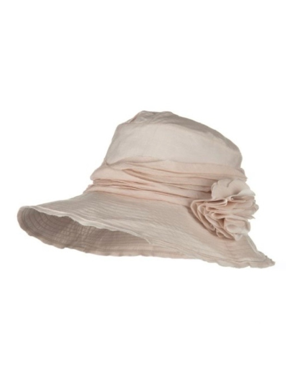 Jeanne Simmons 4.5” Wire Brim  Shapable Packable Cotton Blend Hat Cottagecore